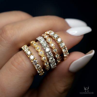 Designer rings