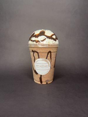 Choco Chip Freeze. Chocolate and chocolate chips blended together with your choice of milk.