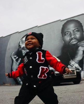 Micah's 1st Birthday at the OutKast Mural