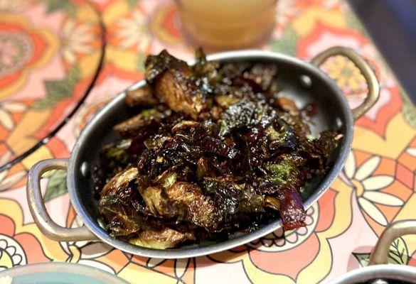 Fried Brussels: delicious.