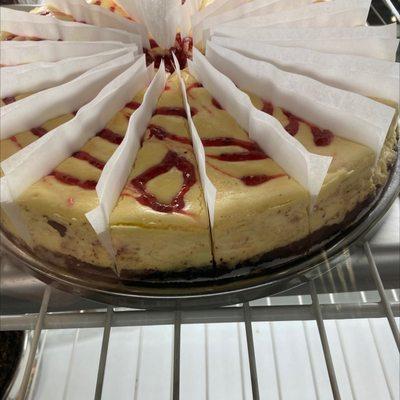 Raspberry cheesecake