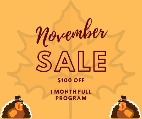 November Sale