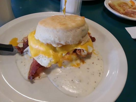 Grandma's biscuits. Excellent flavor, fluffy biscuit.