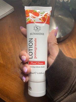 free hand lotion