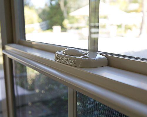 San Diego Replacement Windows - The AutoSense Locks make Simonton windows easy to operate and securely lock.