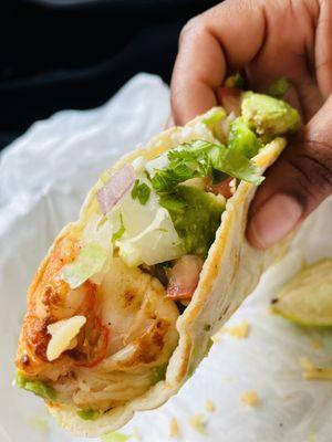 Shrimp Taco close up