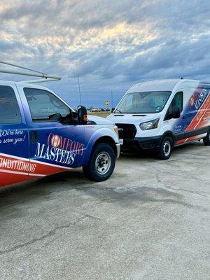 Our technicians keep their vans or trucks fully stocked so they can take care of 98% of repairs at the time of the call.