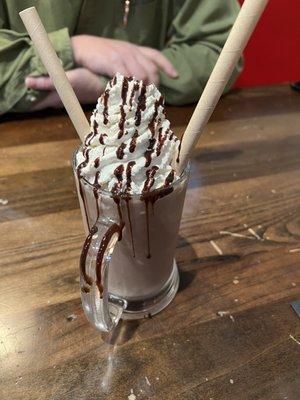 Chocolate milkshake