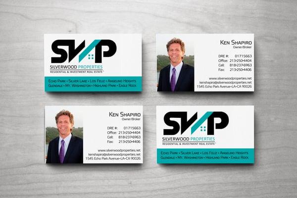 Silverwood Properties: Business card design and printing