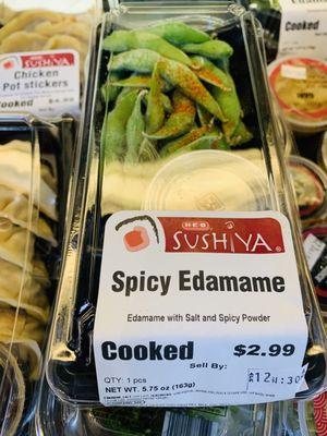 Vegan Options - Delish Spicy Edamame Snack