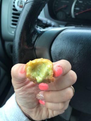 Broccoli cheese bites