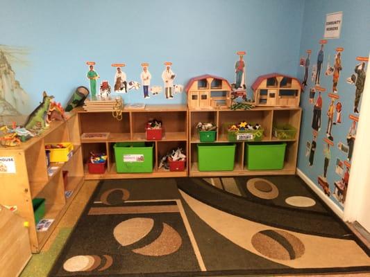 preschool block area