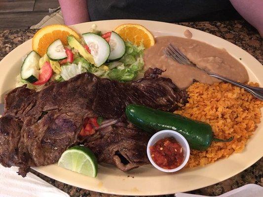 Bistec a la mexicana