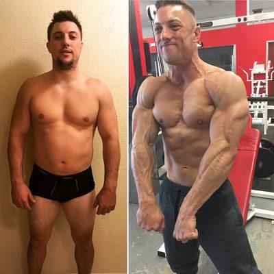 Come in and see what YOUR transformation can look like! 5-6 week progress on client Mr. Pass!