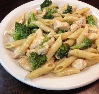 Chicken and broccoli dinner