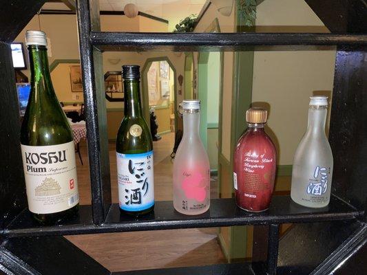 Drink options on display, Ginza Japanese Restaurant, Lutz / Land O Lakes, N Tampa