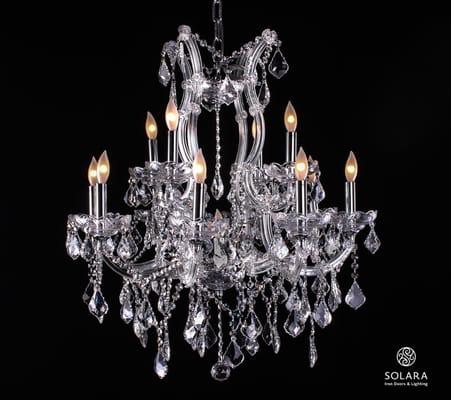 Crystal Chandelier by Solara Lighting