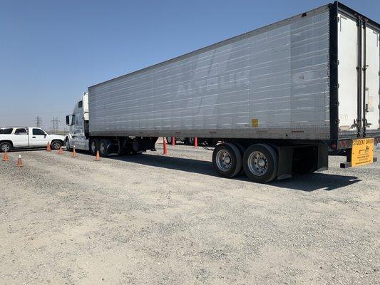 Reefer trailers, and flatbeds to drive with.