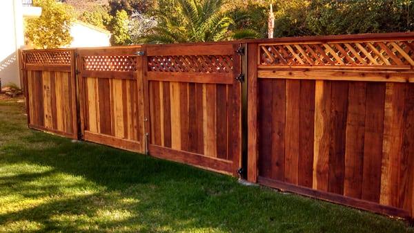 Custom milled redwood.