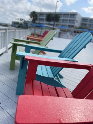 Lovely sitting area overlooking the water