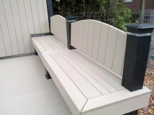 Custom Bench made with composite material