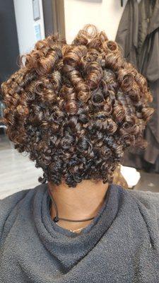 #naturalhair #sister curls #twostrandcurls