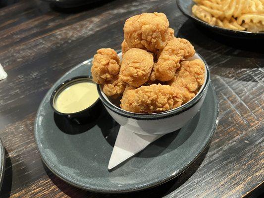 Hand Battered Fried Alligator