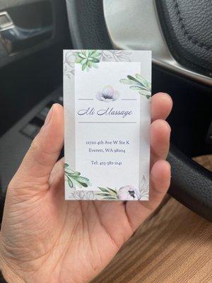 Their business card