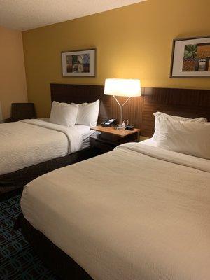 Two bed hotel room