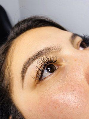 Wow. Stunning classic eyelash extensions.