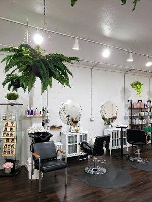 Enjoy our beautiful new hair stations with some of the best stylists in town.