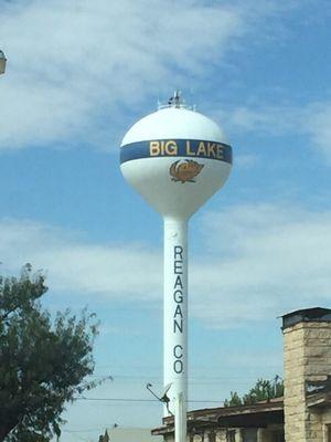 City of Big Lake, Texas water tower