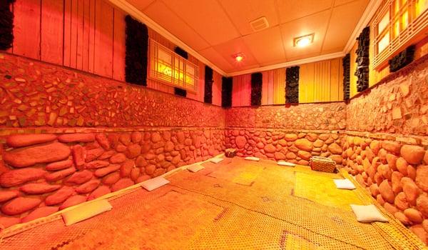 Mud and Jade Room - Discover many health benefits our three earth energy heated rooms have to offer.