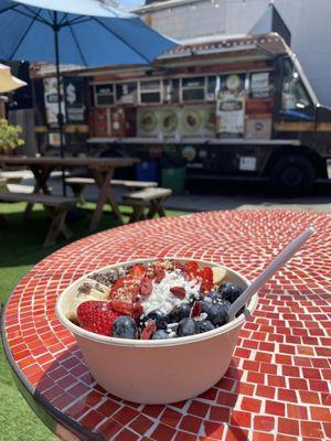 Peanut butter Acai Bowl