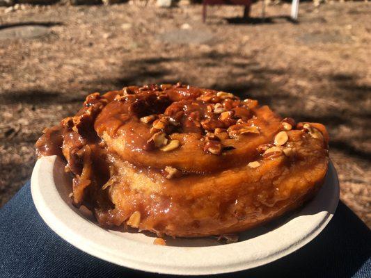 Caramel Pecan Cinnamon Roll