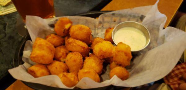 Frozen craptackler cheese curds