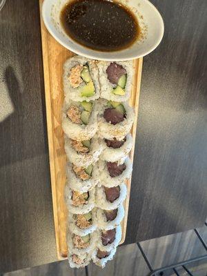 Tuna Roll and Rocky Mtn Roll