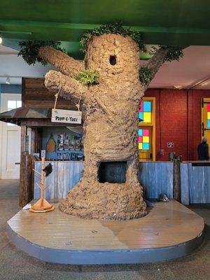 Puppet tree I side wharf preschool area