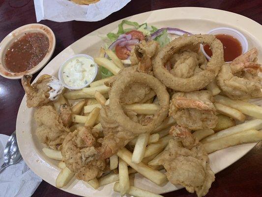 12 piece fried shrimp platter