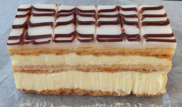 Their napoleons are delicious.