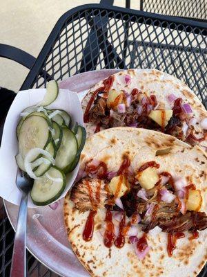 Pulled pork tacos