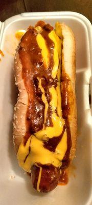 Chili dog....