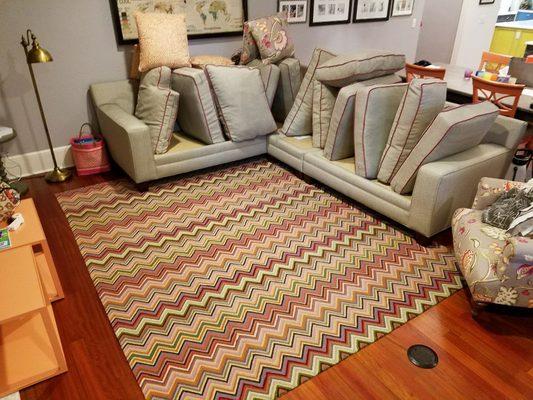 Designer rugs, custom upholstery... we can SAFELY clean it all!