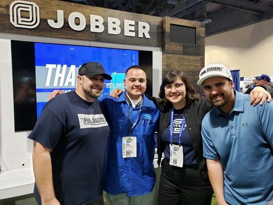 Hanging out with The Pool Chasers at The Western Pool and Spa show