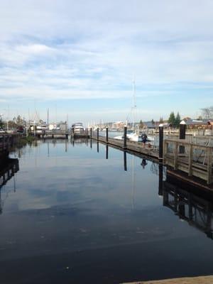 View from the pier