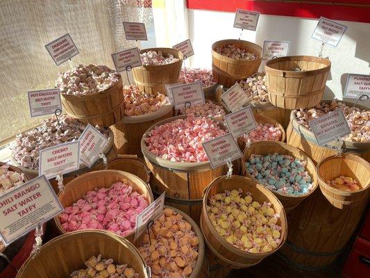 Salt water taffy