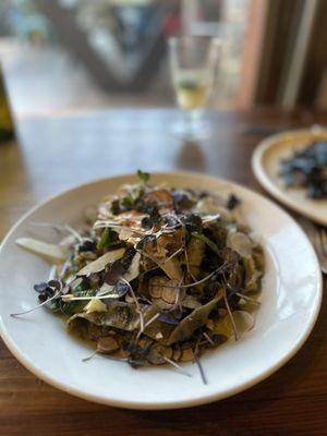 Lamb pesto pasta