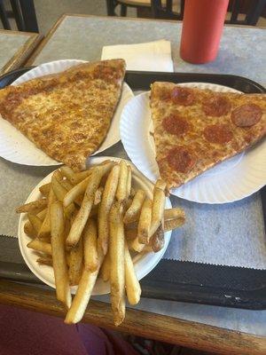 Pizza & fries