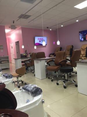 Clean and professional salon