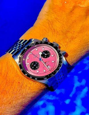 Limited Edition PINK Tudor watch